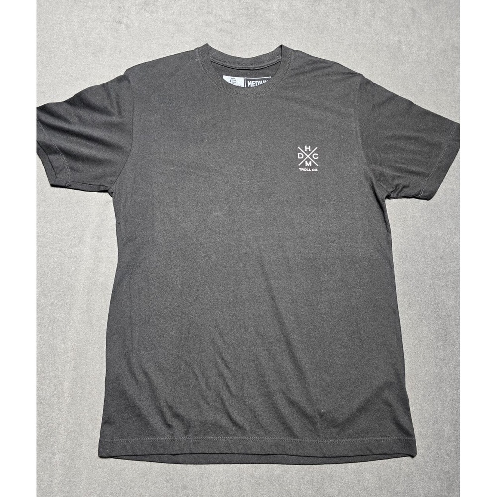 Troll Co. Men's Black Short Sleeve Pullover Shirt Size Medium Workwear - Picture 1 of 7